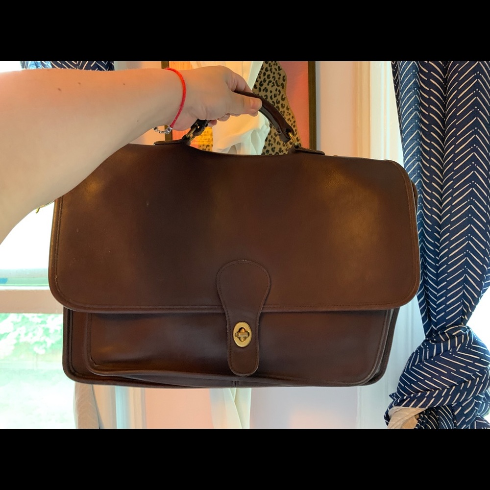 EXCELLENT VINTAGE Coach Metropolitan Leather Briefcase